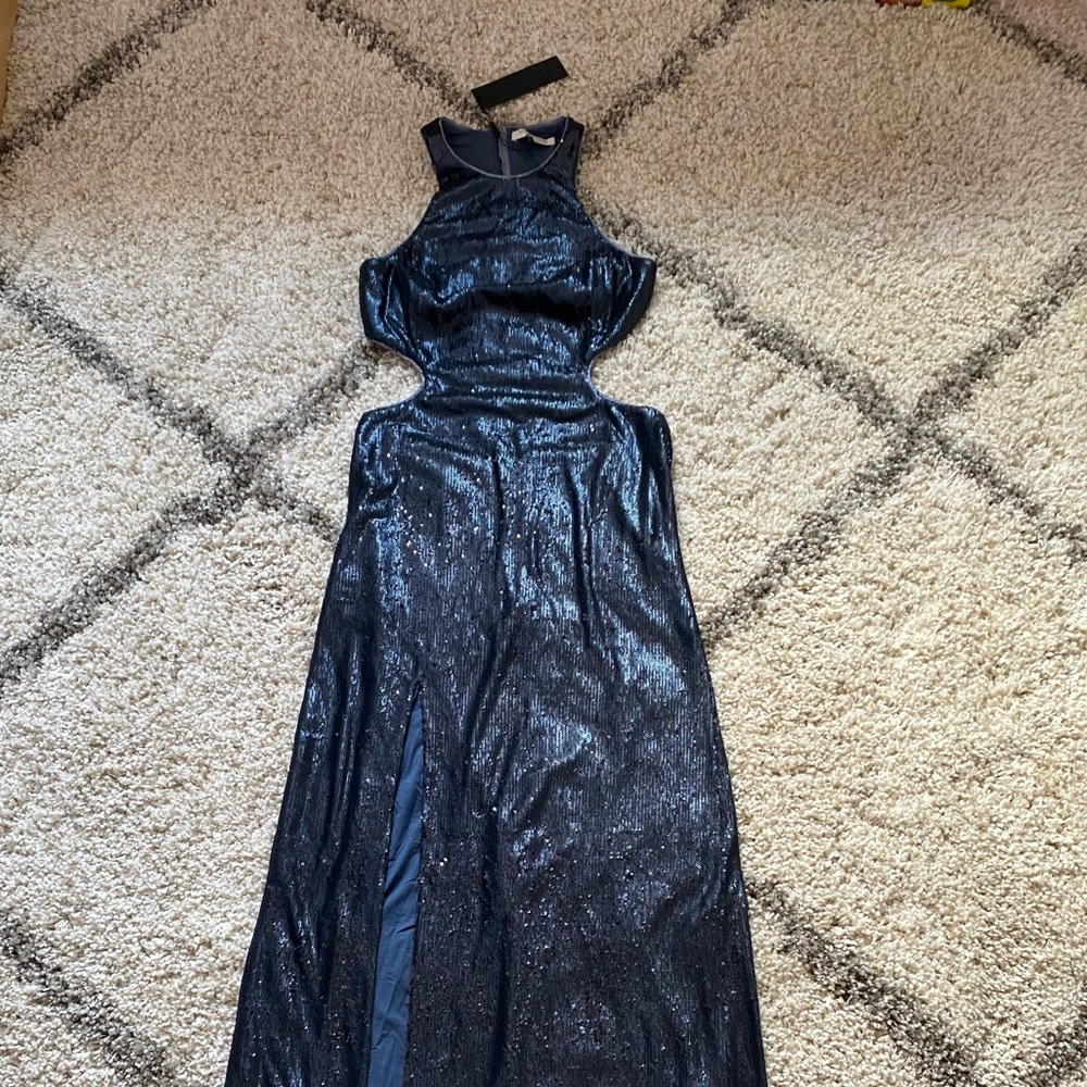 NWT Halston Heritage Sequin Gown Dress - Size 2